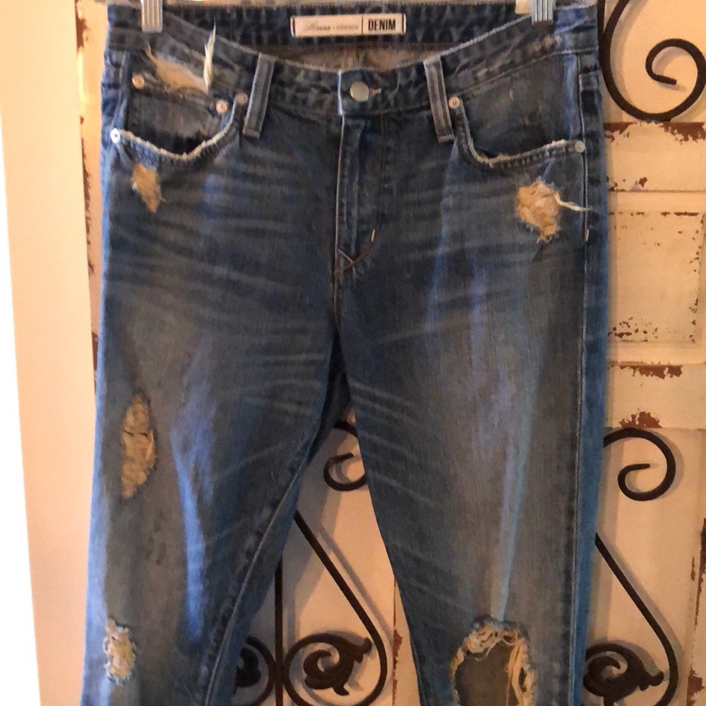 Lovers & Friends denim jeans. Distressed